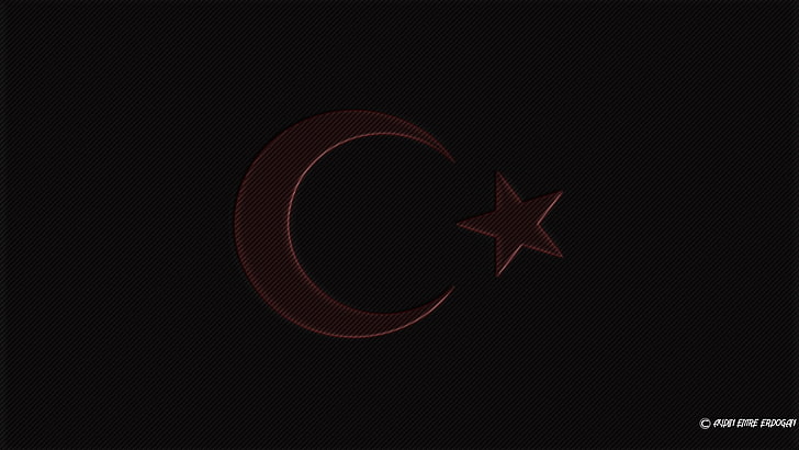 Turkey, Turkish, flag, nations, Moon, stars, HD wallpaper