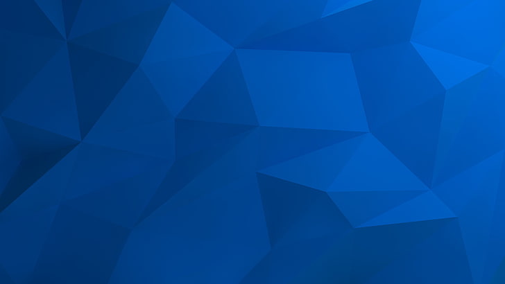 Ilustración abstracta azul, simple, azul, Fondo de pantalla HD