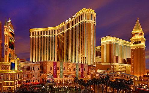 Las Vegas Nevada Venetian Exterior Photo Of Venetian Resort Hotel Casino Wallpaper HD 2880 × 1800, Fond d'écran HD HD wallpaper