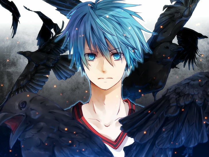 Blue-haired guy anime HD wallpapers free download | Wallpaperbetter