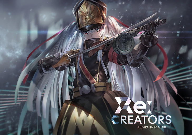 Re：CREATORS、Altair（Re：Creators）、軍服の姫君、アニメの女の子、 HDデスクトップの壁紙