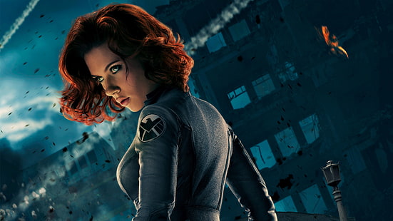 Scarlett Johansson, acteur, femmes, Black Widow, Avengers: Age of Ultron, Fond d'écran HD HD wallpaper