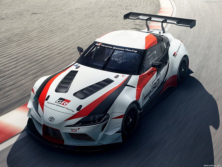 Toyota GR Supra Racing Concept, samochód, Tapety HD