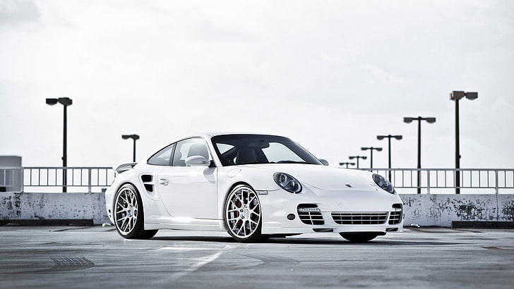 Porsche, Porsche 911, macchine bianche, veicolo, auto, Sfondo HD