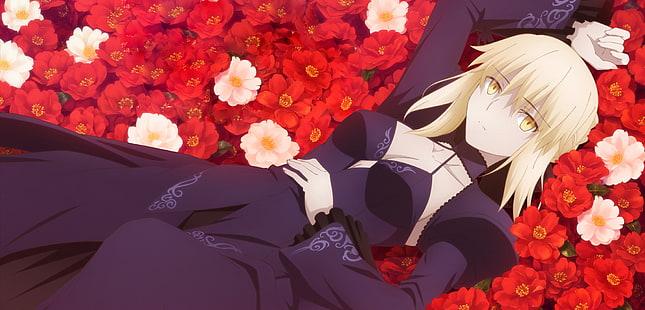 Fate Series, Fate / stay Night Movie: Heaven's Feel, Fate / Grand Order, Sabre Alter, Tapety HD HD wallpaper