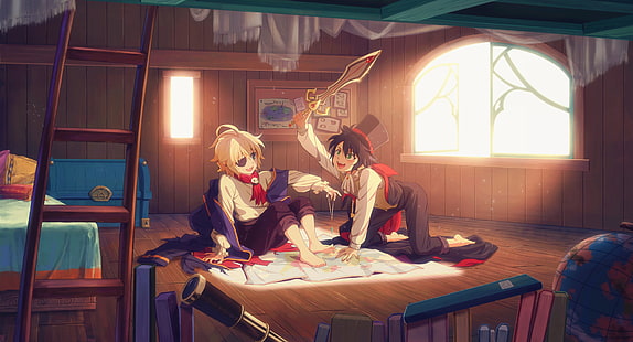 Anime, Seraph of the End, Mikaela Hyakuya, Yūichirō Hyakuya, HD wallpaper HD wallpaper