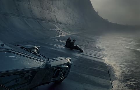Blade Runner 2049, футуристический, киберпанк, машина, HD обои HD wallpaper