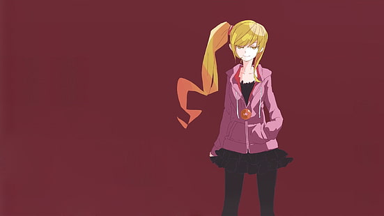 Seria Monogatari, Oshino Shinobu, dziewczyny z anime, Tapety HD HD wallpaper