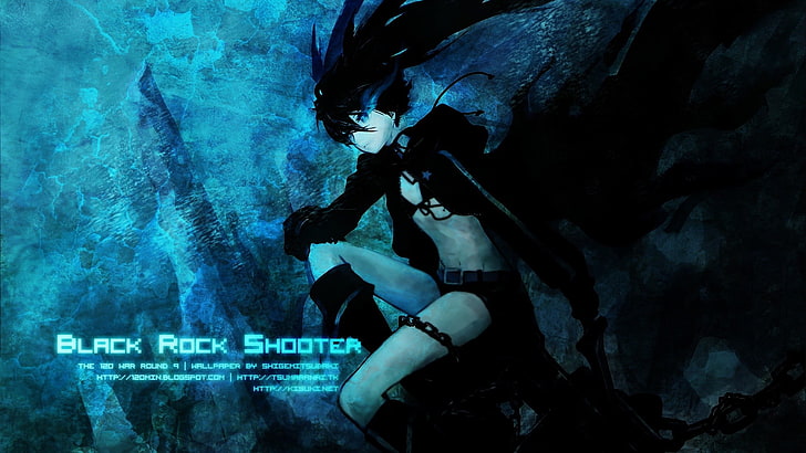 Black Rock Shooter, anime, anime kızlar, HD masaüstü duvar kağıdı