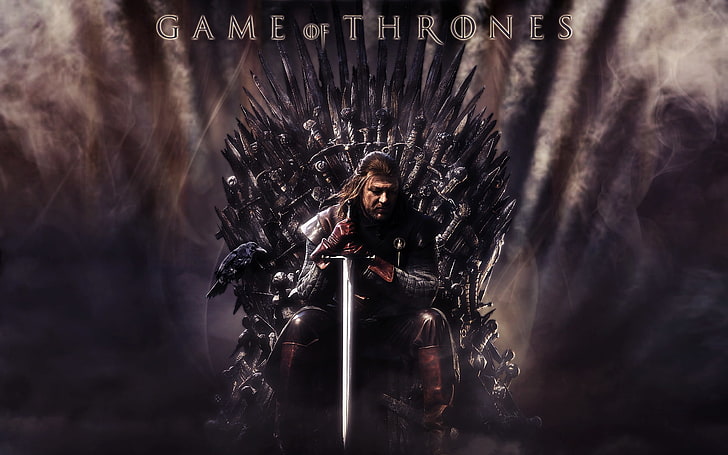 throne game of thrones a song of ice and fire sean bean tv series eddard ned stark swords house st Entertainment TV Series HD Art , Game of Thrones, throne, HD wallpaper