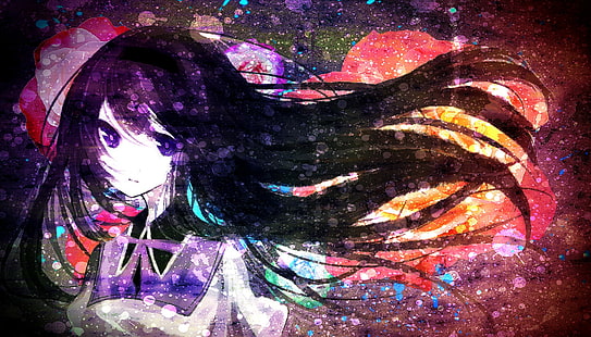 만화, Mahou Shoujo Madoka Magica, Akemi Homura, HD 배경 화면 HD wallpaper