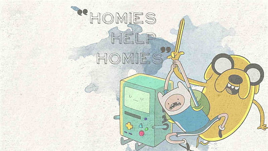 โปสเตอร์ Adventure Time, Adventure Time, Finn the Human, Jake the Dog, BMO, วอลล์เปเปอร์ HD HD wallpaper