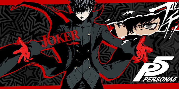 Personnage de dessin animé Joker, Persona 5, Protagoniste (Persona 5), ​​série Persona, Fond d'écran HD