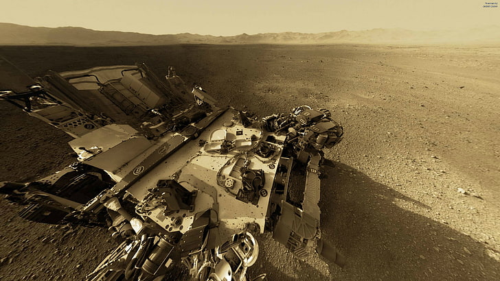 NASA, Mountain, Mars, Curiosity, HD wallpaper