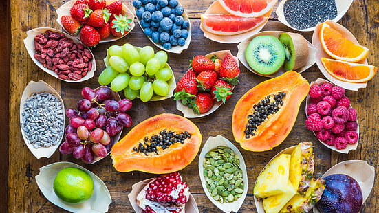 naturliga livsmedel, frukt, mat, frukt, lokal mat, supermat, grönsaker, vegetarisk mat, dietmat, HD tapet HD wallpaper
