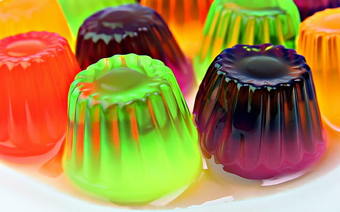 Sweet Jelly, kids, ymmy, eening, nice, sweet, food, 3d and abstract, Tapety HD HD wallpaper