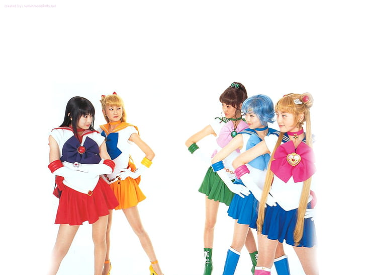 Cosplay Akcja na żywo BSSM Akcja na żywo Anime Sailor Moon HD Art, Sailor Moon, Sailor Mars, Cosplay, Akcja na żywo, Sailor Jupiter, Sailor Mercury, Tapety HD