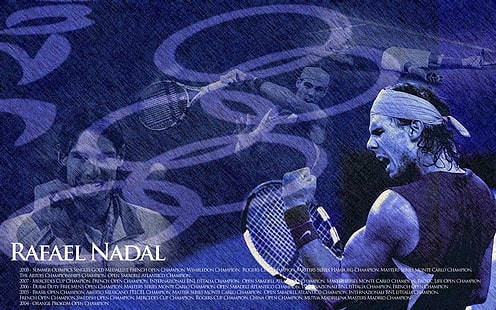 덩어리, 나달, 라파엘, 스페인, 테니스, HD 배경 화면 HD wallpaper
