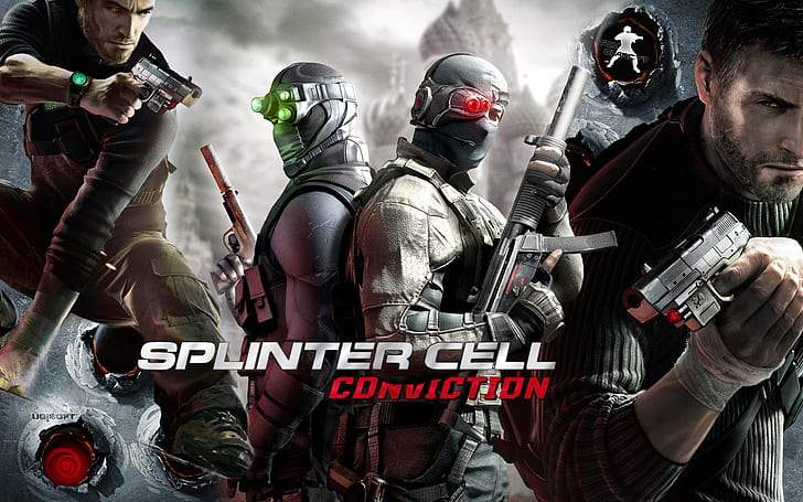 Tom Clancy Splinter Cell: Conviction, плакат за убеждаване на splinter cell, Tom, Clancy, Splinter, Cell, Conviction, HD тапет