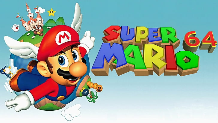 Марио, Супер Марио 64, HD обои