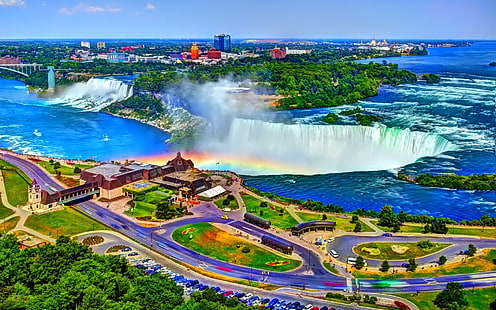 Landschaft, Niagara, Wasserfall, HD-Hintergrundbild HD wallpaper