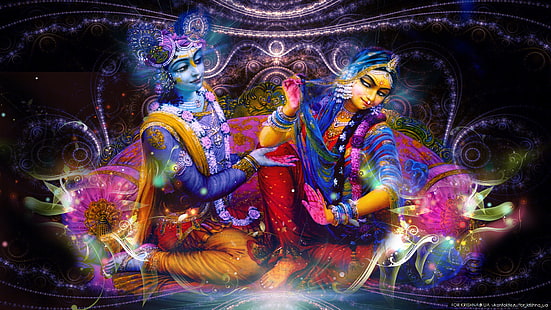 Radha, krishna, Hinduismus, Religion, 1920x1080, HD-Hintergrundbild HD wallpaper