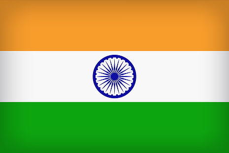 Indisk flagga, Indisk flagga, Tricolor-flagga, Indias flagga, Nationell flagga, HD, 4K, HD tapet HD wallpaper