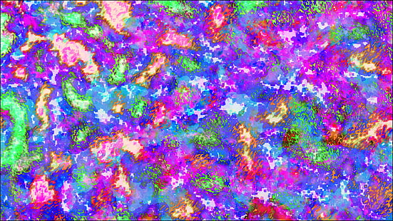abstrak, LSD, trippy, cerah, langit, ruang, Wallpaper HD HD wallpaper
