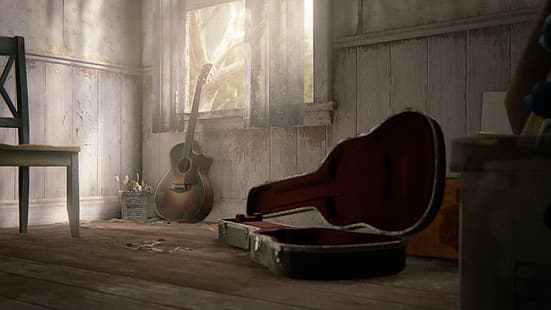  The Last of Us 2, guitar, HD wallpaper HD wallpaper
