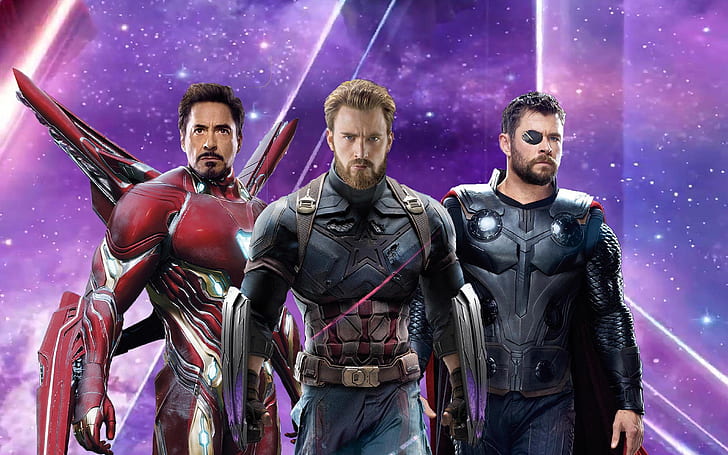 fiction, poster, Iron Man, comic, costumes, Captain America, superheroes, Thor, MARVEL, Avengers: Infinity War, The Avengers: infinity War, HD wallpaper