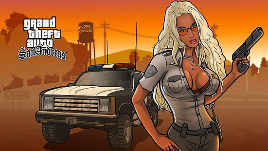 Grand Theft Auto San Andreas, HD papel de parede HD wallpaper