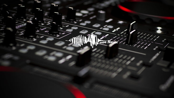 Black sound mixer, music, pioneer, DJ console, HD wallpaper |  Wallpaperbetter