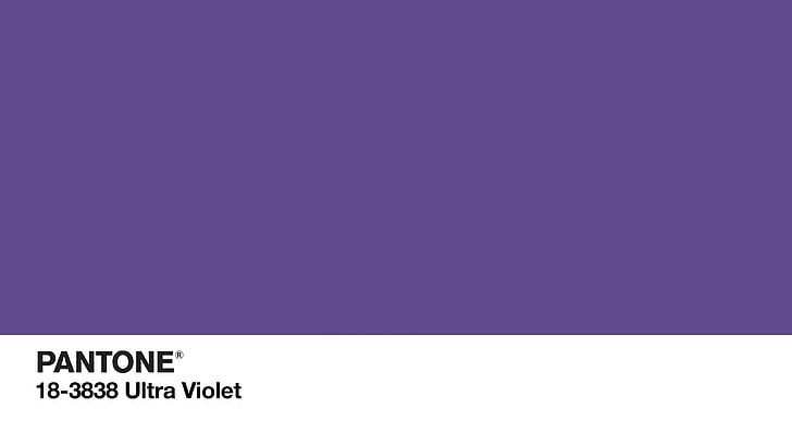 solid color, logo, purple, HD wallpaper