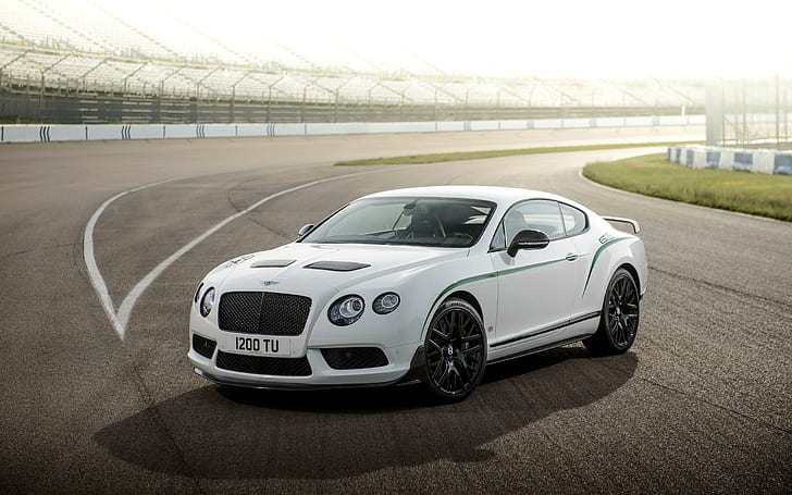 2015 Bentley Continental GT3 R, white sports coupe, 2015, bentley, continental, cars, HD wallpaper