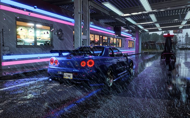 Need for Speed: ความร้อน Nissan Skyline R34, วอลล์เปเปอร์ HD