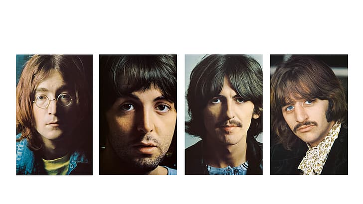 비틀즈, 존 레논, 폴 매카트니, 조지 해리슨, 링고 스타, HD 배경 화면