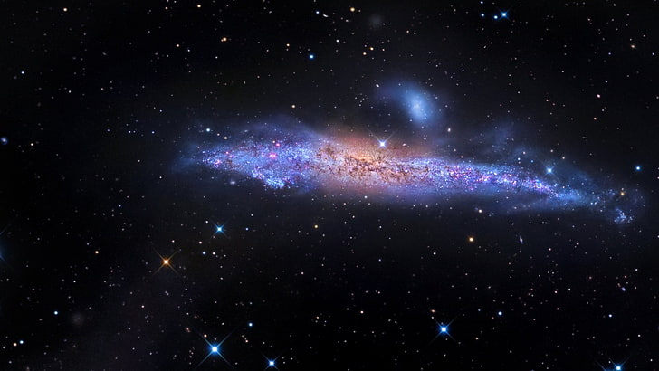 Galaxy Digital Wallpaper, NASA, Galaxie, Sterne, Himmel, Nebel, Planet, HD-Hintergrundbild