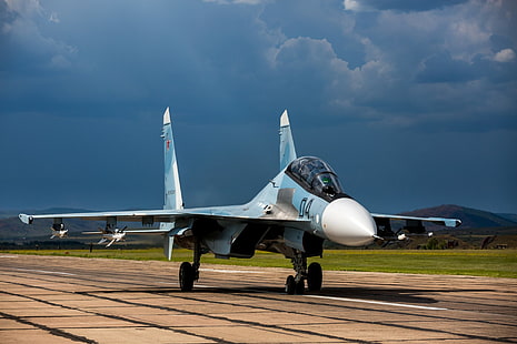 المقاتلات النفاثة ، Sukhoi Su-30 ، طائرة ، طائرة مقاتلة ، طائرة حربية، خلفية HD HD wallpaper