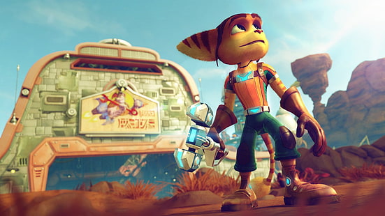 ratchet and clank  for screen, HD wallpaper HD wallpaper
