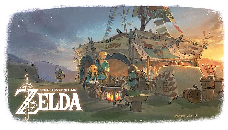 The Legend of Zelda, The Legend of Zelda: Breath of the Wild, Link, Zelda, HD wallpaper