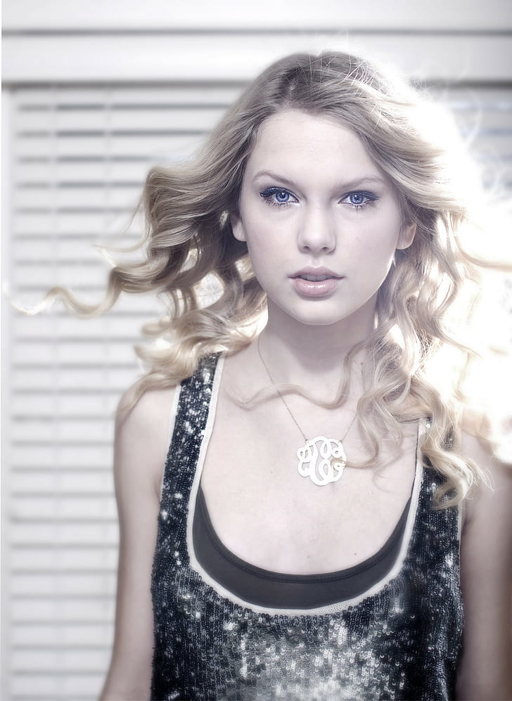 Taylor Swift, wanita, penyanyi, menatap penonton, pirang, Wallpaper HD, wallpaper seluler