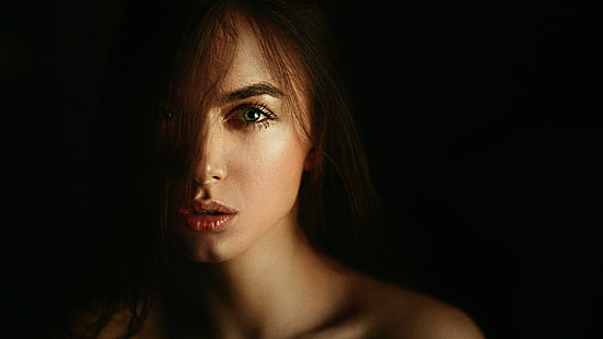Georgy Chernyadyev, wanita, potret, wajah, model, Wallpaper HD HD wallpaper