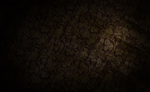 Viejo fondo oscuro, textil floral marrón y rojo, artístico, Grunge, oscuro, fondo, Fondo de pantalla HD HD wallpaper