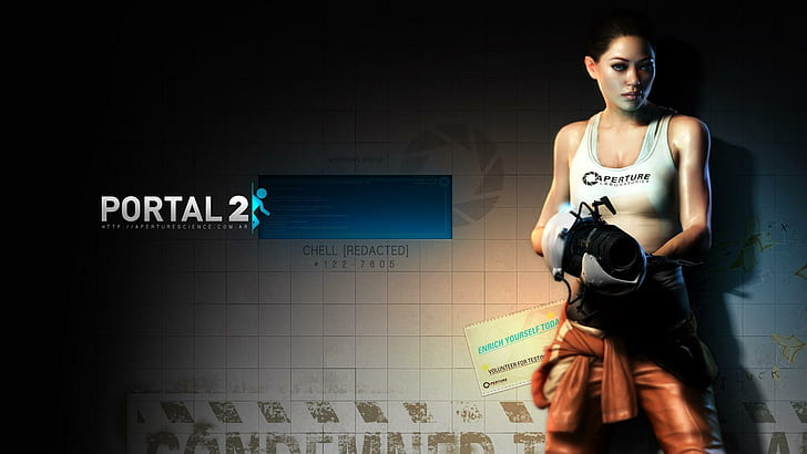 Portal 2 Aperture Laboratories, Portal, Aperture, Labors, Spiele, HD-Hintergrundbild