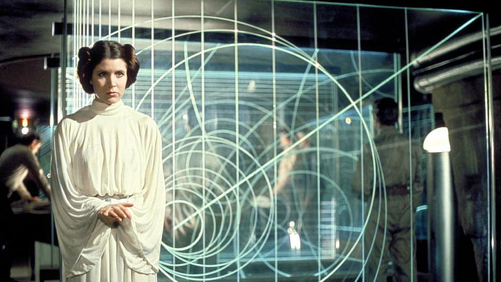Filme Star Wars Leia Organa Carrie Fisher, HD-Hintergrundbild