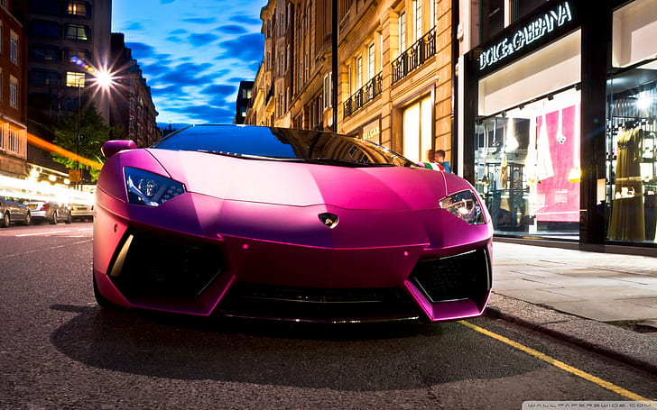 Aventador, Lamborghini, LP760, Pink, HD-Hintergrundbild
