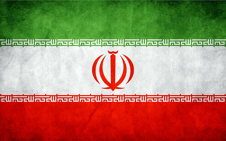 Iran Flag, middle east, asia, flag, iran, 3d and abstract, HD wallpaper