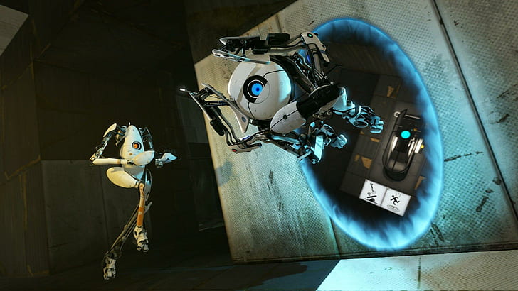 Portal 2, portal, game, Wallpaper HD