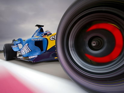Фернандо Алонсо, екип на Renault F1, HD тапет HD wallpaper
