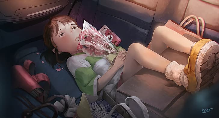 Studio Ghibli, Spirited Away, Chihiro, HD wallpaper